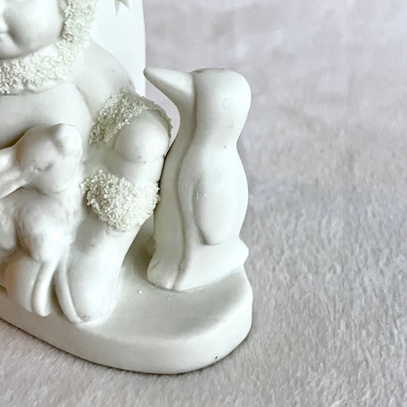 Vintage Delagar Collectibles Votive Tealight Candle Holder Snowbabies - Picture 11 of 16